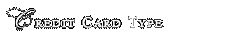 Credit Card Type